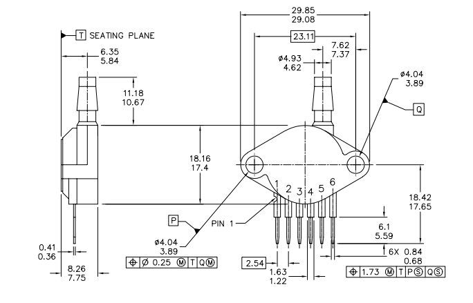 壓力傳感器MPX4250DP 壓力傳感器MPX4250DP